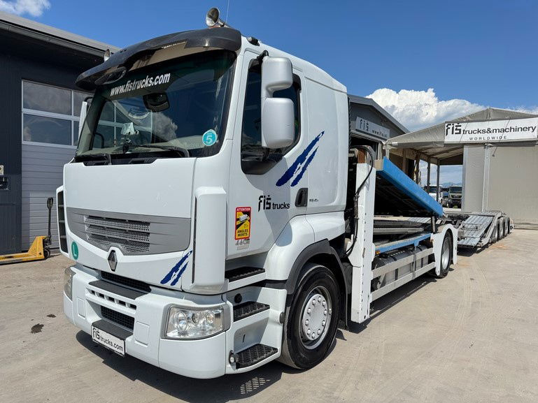 Renault Premium 460 4x2 LKW transporter + rolfo trailer - Xe tải chuyên chở tự động: hình 1 Renault Premium 460 4x2 LKW transporter + rolfo trailer - Xe tải chuyên chở tự động: hình 1