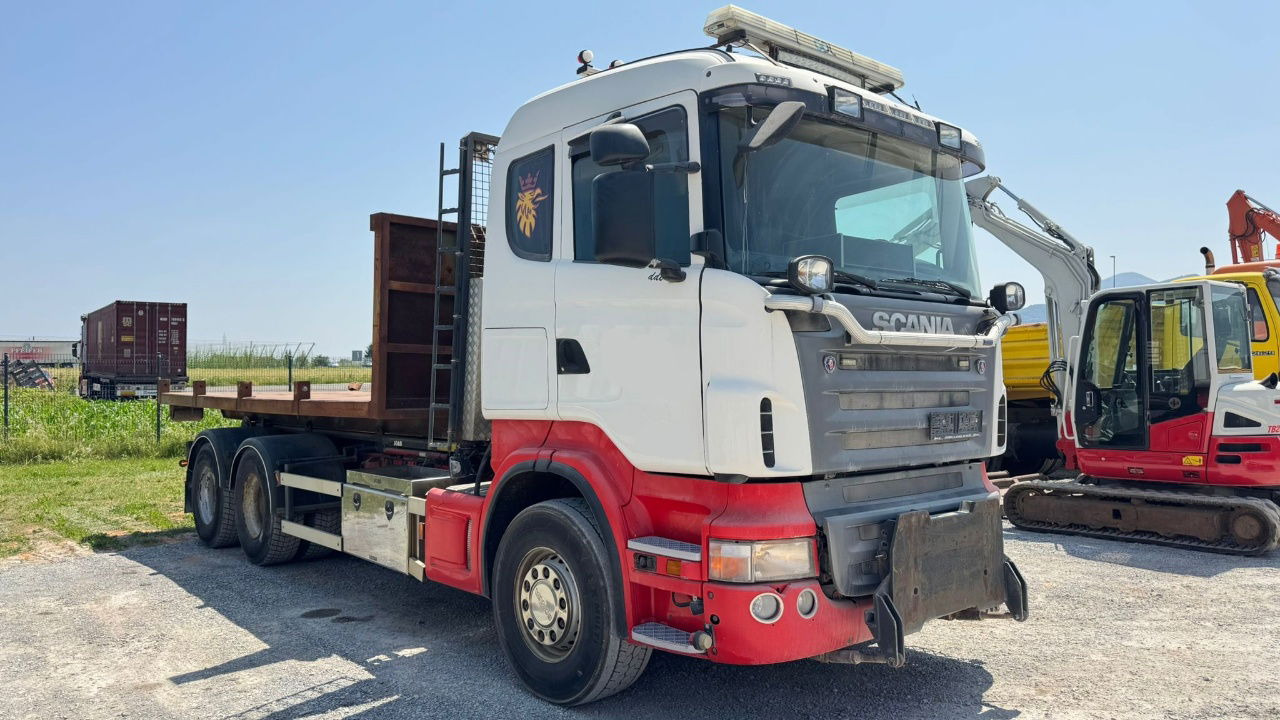 Scania R400 6x2 abroll tipper + plato - Xe chở container/ Xe tải hoán đổi thân: hình 3 Scania R400 6x2 abroll tipper + plato - Xe chở container/ Xe tải hoán đổi thân: hình 3