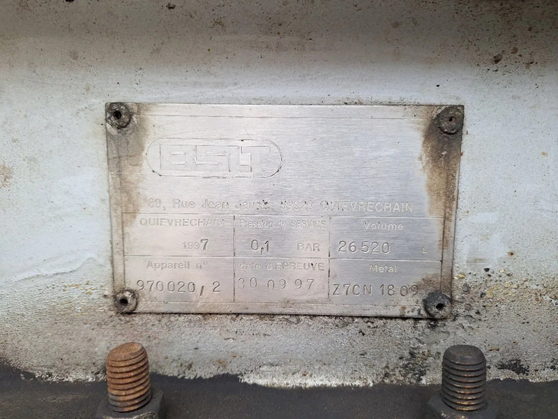 Sơ mi rơ moóc bồn để vận chuyển thức ăn BSLT STC1A: hình 8