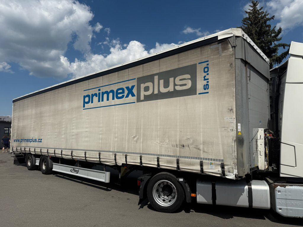 Fliegl MEGA/lowdeck 2xAchsen - Sơ mi rơ moóc mui bạt: hình 1 Fliegl MEGA/lowdeck 2xAchsen - Sơ mi rơ moóc mui bạt: hình 1