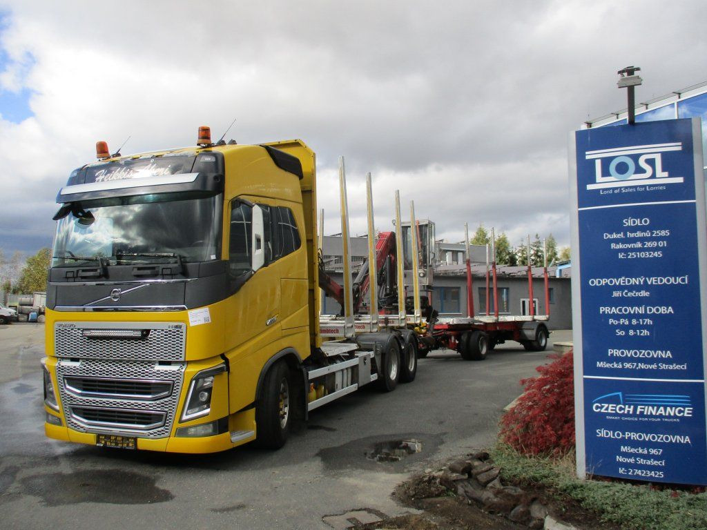 Volvo FH 16 750 6x4 + Fliegl - Xe chở gỗ, Xe cẩu tự hành: hình 1 Volvo FH 16 750 6x4 + Fliegl - Xe chở gỗ, Xe cẩu tự hành: hình 1