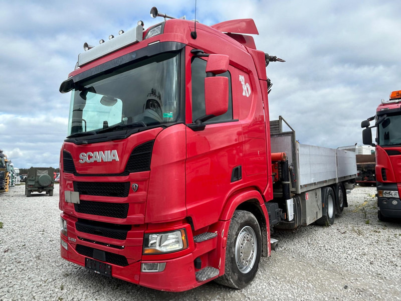 Scania R 450 | Palfinger PK 26002 | TULOSSA - Xe tải thùng lửng/ Phẳng, Xe cẩu tự hành: hình 1 Scania R 450 | Palfinger PK 26002 | TULOSSA - Xe tải thùng lửng/ Phẳng, Xe cẩu tự hành: hình 1