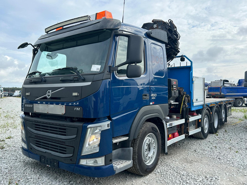 Volvo FM 460 8x2*6 | Hiab 302E-6 | TULOSSA - Xe tải thùng lửng/ Phẳng, Xe cẩu tự hành: hình 1 Volvo FM 460 8x2*6 | Hiab 302E-6 | TULOSSA - Xe tải thùng lửng/ Phẳng, Xe cẩu tự hành: hình 1