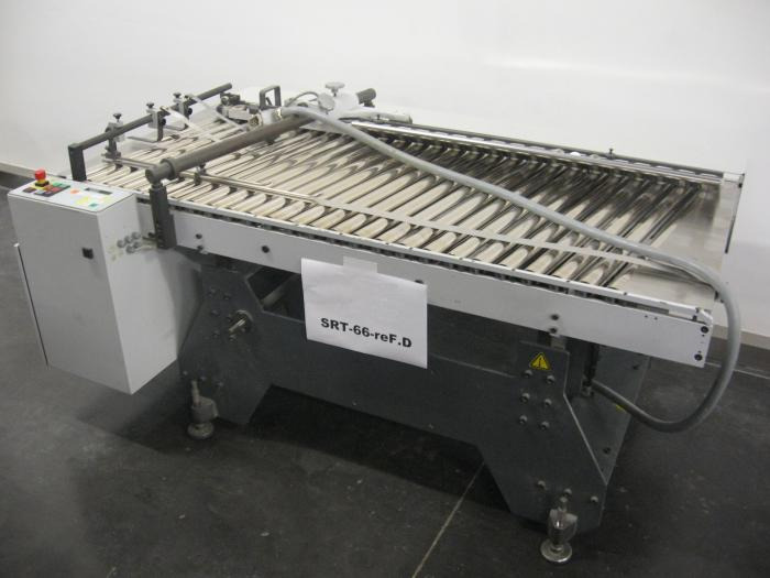 Heidelberg steel mobile, height-adjustable SRT 66 F-re-D inclined roller table (finishing station) - Máy gấp giấy: hình 1 Heidelberg steel mobile, height-adjustable SRT 66 F-re-D inclined roller table (finishing station) - Máy gấp giấy: hình 1