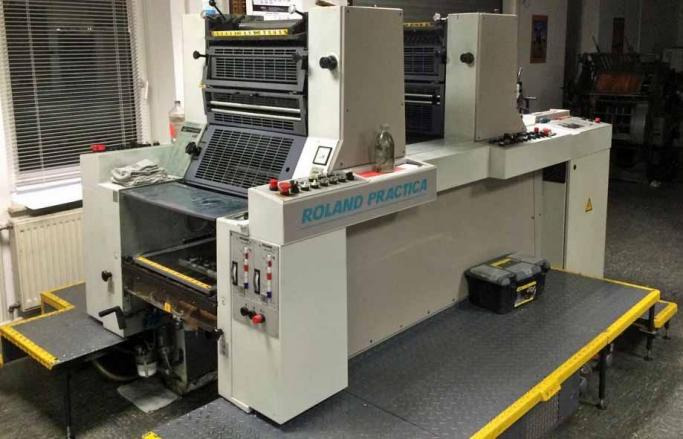 Roland Practica PRZ 00 two-color offset press - Máy in offset: hình 1 Roland Practica PRZ 00 two-color offset press - Máy in offset: hình 1