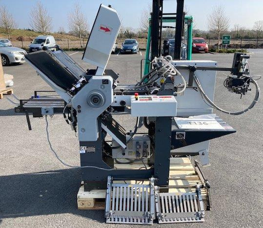 Small Sized Pharmaceutical pocket folding Machine HEIDELBERG STAHLFOLDER Ti 36-6-F-T with STA-30 and additional Kbi-36 crossfold - Máy gấp giấy: hình 1 Small Sized Pharmaceutical pocket folding Machine HEIDELBERG STAHLFOLDER Ti 36-6-F-T with STA-30 and additional Kbi-36 crossfold - Máy gấp giấy: hình 1