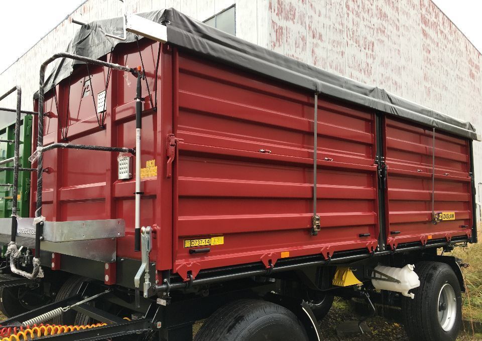 Toa kéo nhỏng/ Xe đổ mới Zaslaw D737-14XL, 18T, 21m3: hình 9