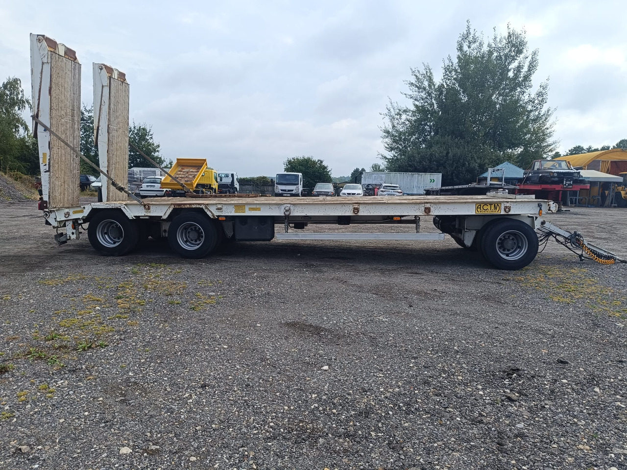 ACTM 3 osie 8m x 2,55 m lad 25 T - Rơ moóc thùng thấp: hình 2 ACTM 3 osie 8m x 2,55 m lad 25 T - Rơ moóc thùng thấp: hình 2