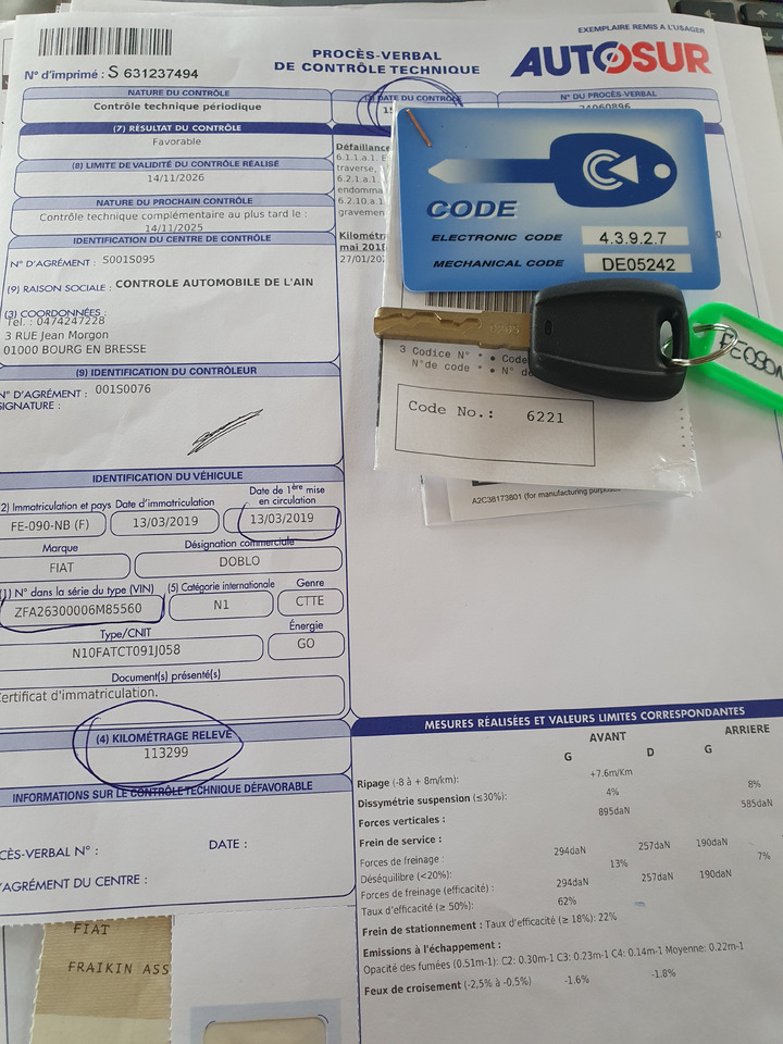 Xe van đông lạnh FIAT DOBLO CHLODNIA THERMOKING KLIMA EURO6 [ Copy ] [ Copy ] [ Copy ] [ Copy ]: hình 8