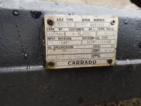 Case 5120, 5130, 5140 Carraro Front Axle Beam, Casting 122945, 1995412c2 - Trục trước cho Máy móc nông nghiệp: hình 2 Case 5120, 5130, 5140 Carraro Front Axle Beam, Casting 122945, 1995412c2 - Trục trước cho Máy móc nông nghiệp: hình 2