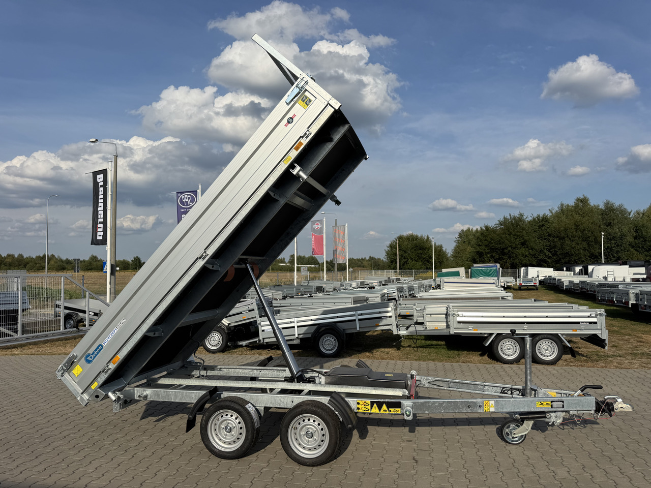 DEBON PW 3.6 Electric 360x180 cm 3.5T - Rơ moóc ben: hình 1 DEBON PW 3.6 Electric 360x180 cm 3.5T - Rơ moóc ben: hình 1