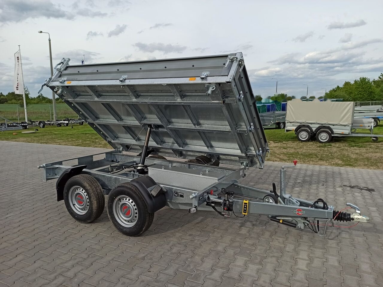Stema SHDK 35-30-18.2 kiper tipper dump trailer wywrotka 300 x 180 cm - Rơ moóc ben: hình 1 Stema SHDK 35-30-18.2 kiper tipper dump trailer wywrotka 300 x 180 cm - Rơ moóc ben: hình 1