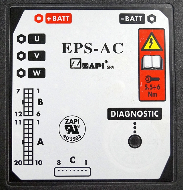 Hyster/Yale 8537102 | Controller Zapi EPS-AC F07094A-HYG 48V 40A Flash mat 21 37 - ECU cho Thiết bị xử lý vật liệu: hình 2 Hyster/Yale 8537102 | Controller Zapi EPS-AC F07094A-HYG 48V 40A Flash mat 21 37 - ECU cho Thiết bị xử lý vật liệu: hình 2