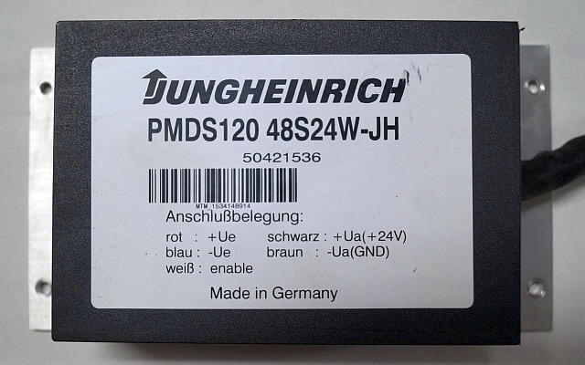 Jungheinrich 50421536 | Transformer 48V-24V PMDS120 48S 24W-JH snn. MTM153414891 - Linh kiện điện cho Thiết bị xử lý vật liệu: hình 3 Jungheinrich 50421536 | Transformer 48V-24V PMDS120 48S 24W-JH snn. MTM153414891 - Linh kiện điện cho Thiết bị xử lý vật liệu: hình 3