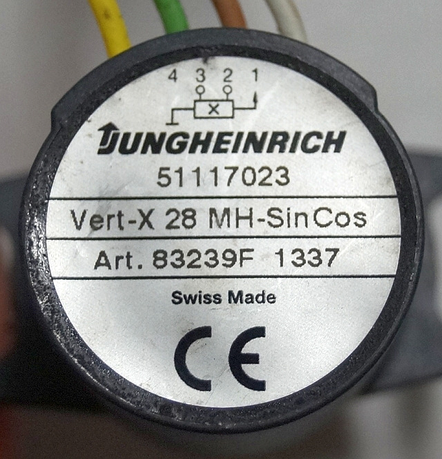 Jungheinrich 51117023 | Sinus Cosinus sensor steering - Bộ cảm biến cho Thiết bị xử lý vật liệu: hình 4 Jungheinrich 51117023 | Sinus Cosinus sensor steering - Bộ cảm biến cho Thiết bị xử lý vật liệu: hình 4