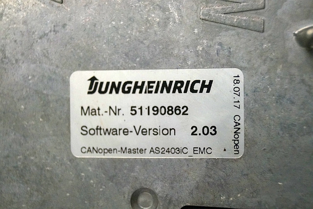 Jungheinrich 51168614 | Rij regeling Drive controller complete with internal cha - ECU cho Thiết bị xử lý vật liệu: hình 3 Jungheinrich 51168614 | Rij regeling Drive controller complete with internal cha - ECU cho Thiết bị xử lý vật liệu: hình 3