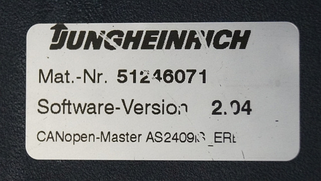 Jungheinrich 51206665 | Rij/hef regeling Drive/lift controller AS2409 i S Index - ECU cho Thiết bị xử lý vật liệu: hình 3 Jungheinrich 51206665 | Rij/hef regeling Drive/lift controller AS2409 i S Index - ECU cho Thiết bị xử lý vật liệu: hình 3