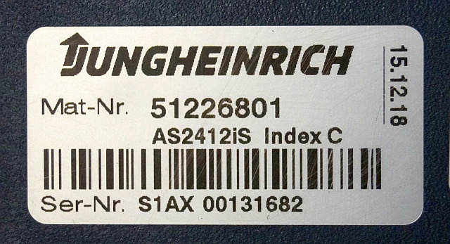 Jungheinrich 51226801 | Rij/hef/stuur regeling drive/lift/steering controller A - ECU cho Thiết bị xử lý vật liệu: hình 2 Jungheinrich 51226801 | Rij/hef/stuur regeling drive/lift/steering controller A - ECU cho Thiết bị xử lý vật liệu: hình 2