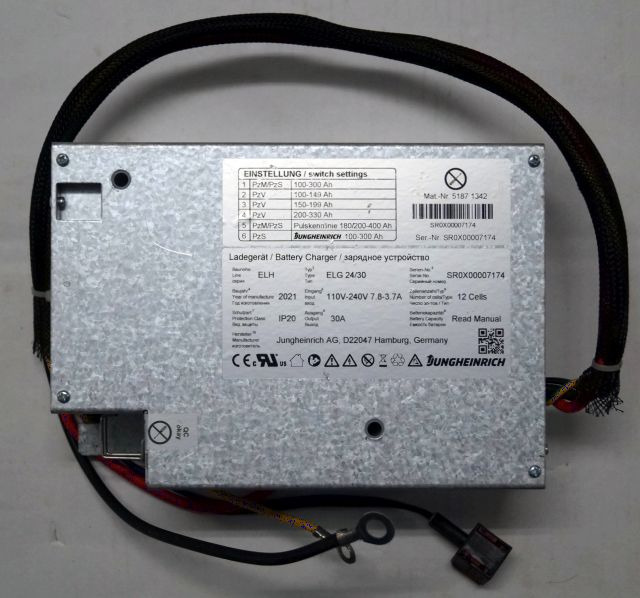 Jungheinrich 51871342 | build in charger 24V/30A 100-300Ah sn. SR0X0007174 - Linh kiện điện cho Thiết bị xử lý vật liệu: hình 1 Jungheinrich 51871342 | build in charger 24V/30A 100-300Ah sn. SR0X0007174 - Linh kiện điện cho Thiết bị xử lý vật liệu: hình 1