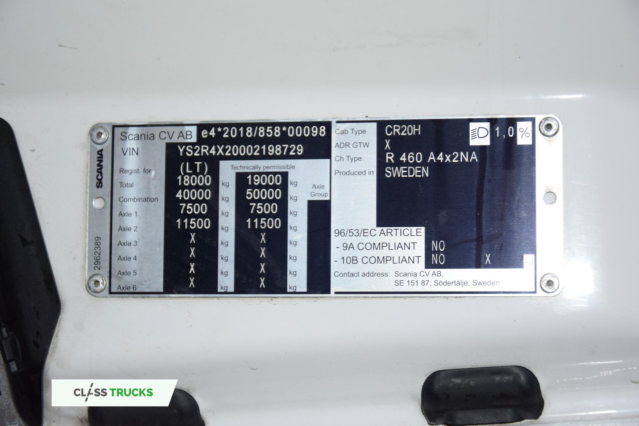 Xe đầu kéo Scania R460 CR20H Adaptice Cruise Control: hình 17 Xe đầu kéo Scania R460 CR20H Adaptice Cruise Control: hình 17