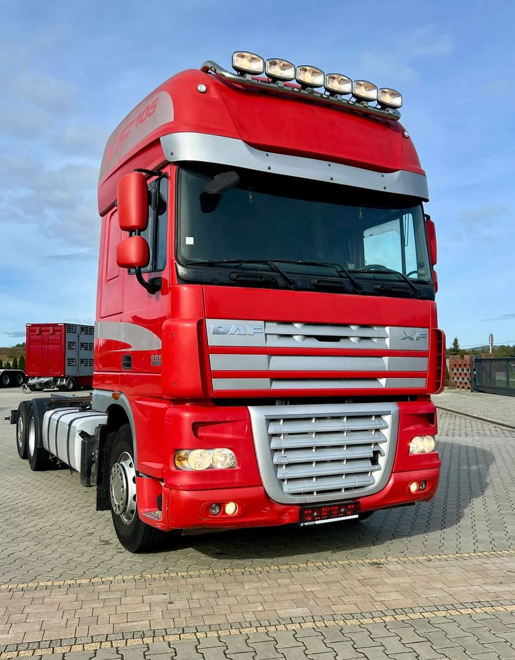 DAF XF105.510 | 6x2 | Pod zabudowę |Os podnoszona i skrętna | Retarder | Webasto | Klimatyzacja - Xe tải khung gầm: hình 1 DAF XF105.510 | 6x2 | Pod zabudowę |Os podnoszona i skrętna | Retarder | Webasto | Klimatyzacja - Xe tải khung gầm: hình 1