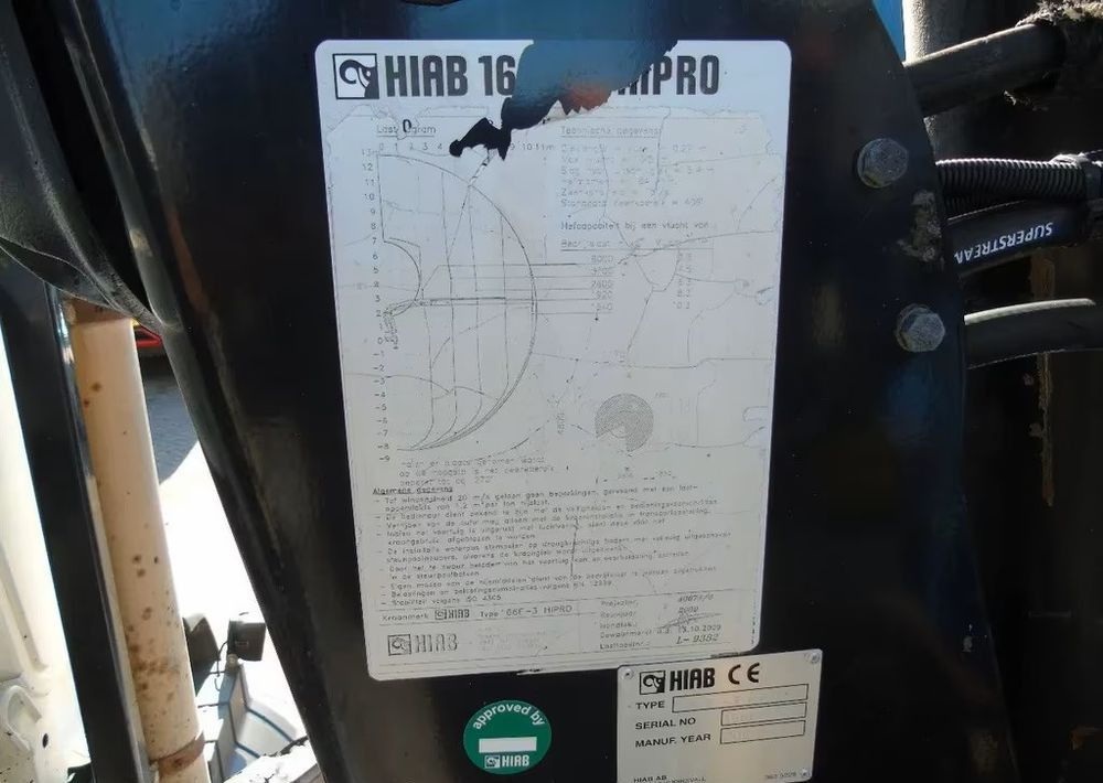 Xe ben, Xe cẩu tự hành MAN TGS 26.400 6x6 – Wywrotka 3-stronna Meiller + Żuraw HIAB 166 E3 HIPRO – 429.222 km – Euro 4: hình 38 Xe ben, Xe cẩu tự hành MAN TGS 26.400 6x6 – Wywrotka 3-stronna Meiller + Żuraw HIAB 166 E3 HIPRO – 429.222 km – Euro 4: hình 38