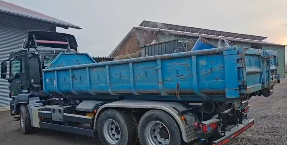 Xe tải nâng móc MAN TGS 26.440 6x4 – Meiller z systemem HDS (roll-off) + Kontener + Przyczepa – Euro 5: hình 9 Xe tải nâng móc MAN TGS 26.440 6x4 – Meiller z systemem HDS (roll-off) + Kontener + Przyczepa – Euro 5: hình 9