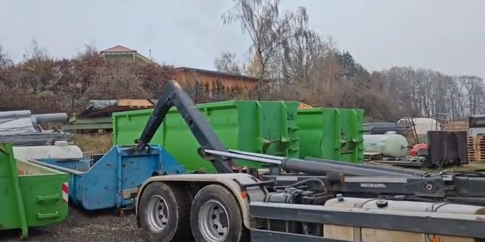 Xe tải nâng móc MAN TGS 26.440 6x4 – Meiller z systemem HDS (roll-off) + Kontener + Przyczepa – Euro 5: hình 12 Xe tải nâng móc MAN TGS 26.440 6x4 – Meiller z systemem HDS (roll-off) + Kontener + Przyczepa – Euro 5: hình 12