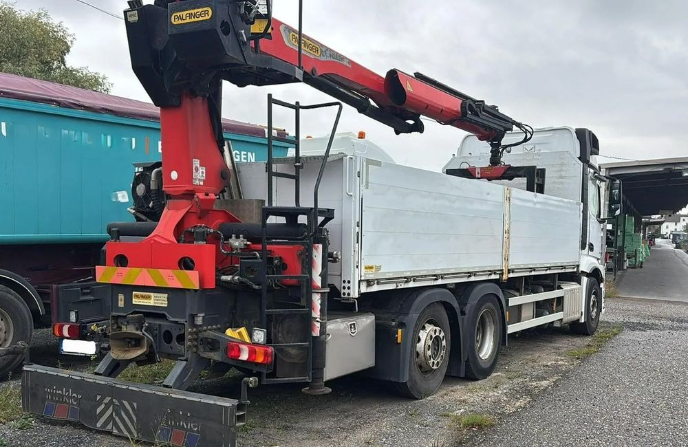 Mercedes-Benz ACTROS 2545 / 6x2 / HDS Palfinger PK 20.501 sterowany radiowo / Przyczepa w zestawie / Euro6/ Przebieg 340 000km - Xe tải thùng lửng/ Phẳng, Xe cẩu tự hành: hình 2 Mercedes-Benz ACTROS 2545 / 6x2 / HDS Palfinger PK 20.501 sterowany radiowo / Przyczepa w zestawie / Euro6/ Przebieg 340 000km - Xe tải thùng lửng/ Phẳng, Xe cẩu tự hành: hình 2