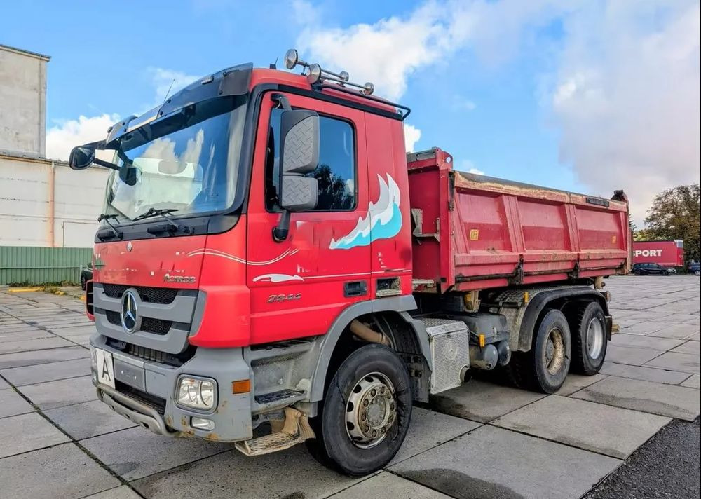 Mercedes-Benz Actros 2644 EPS |Wywrotka 3-stronna Meiller Bordmatik | 6x4 | Euro 5 | Plandeka rolowana - Xe ben: hình 1 Mercedes-Benz Actros 2644 EPS |Wywrotka 3-stronna Meiller Bordmatik | 6x4 | Euro 5 | Plandeka rolowana - Xe ben: hình 1