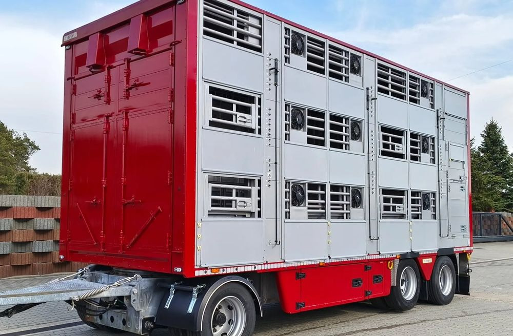 Pezzaioli RBA 32/TRZYOSIOWA PRZYCZEPA-2XBYDŁO,3X TRZODA - Rơ moóc chở gia súc: hình 1 Pezzaioli RBA 32/TRZYOSIOWA PRZYCZEPA-2XBYDŁO,3X TRZODA - Rơ moóc chở gia súc: hình 1