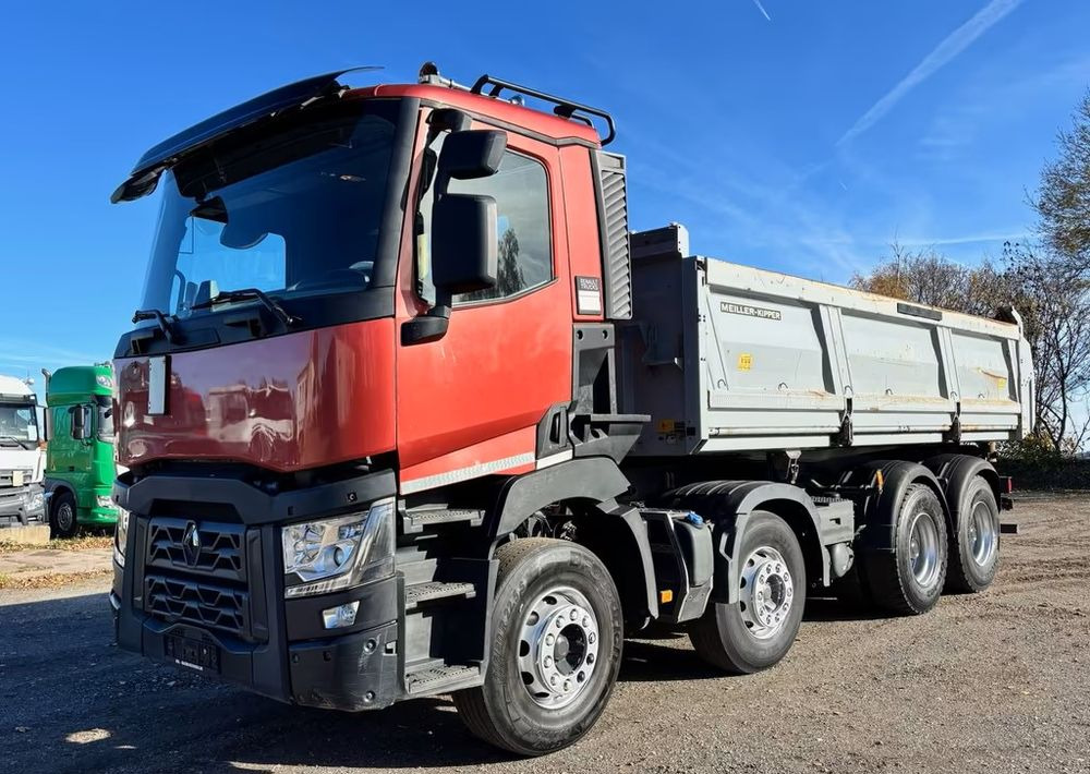 Renault C450 Comfort – 8x4 – Bordmatik – Wywrotka trójstronna - Meiller – ServoTwin – Euro 6 – Tylko 215.704 km !! - Xe ben: hình 1 Renault C450 Comfort – 8x4 – Bordmatik – Wywrotka trójstronna - Meiller – ServoTwin – Euro 6 – Tylko 215.704 km !! - Xe ben: hình 1