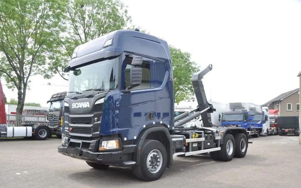 Scania R450 XT / 6X4/ RETARDER/EURO 6/OŚ PODNOSZONA Z NAPĘDEM/ - Xe tải nâng móc: hình 1 Scania R450 XT / 6X4/ RETARDER/EURO 6/OŚ PODNOSZONA Z NAPĘDEM/ - Xe tải nâng móc: hình 1