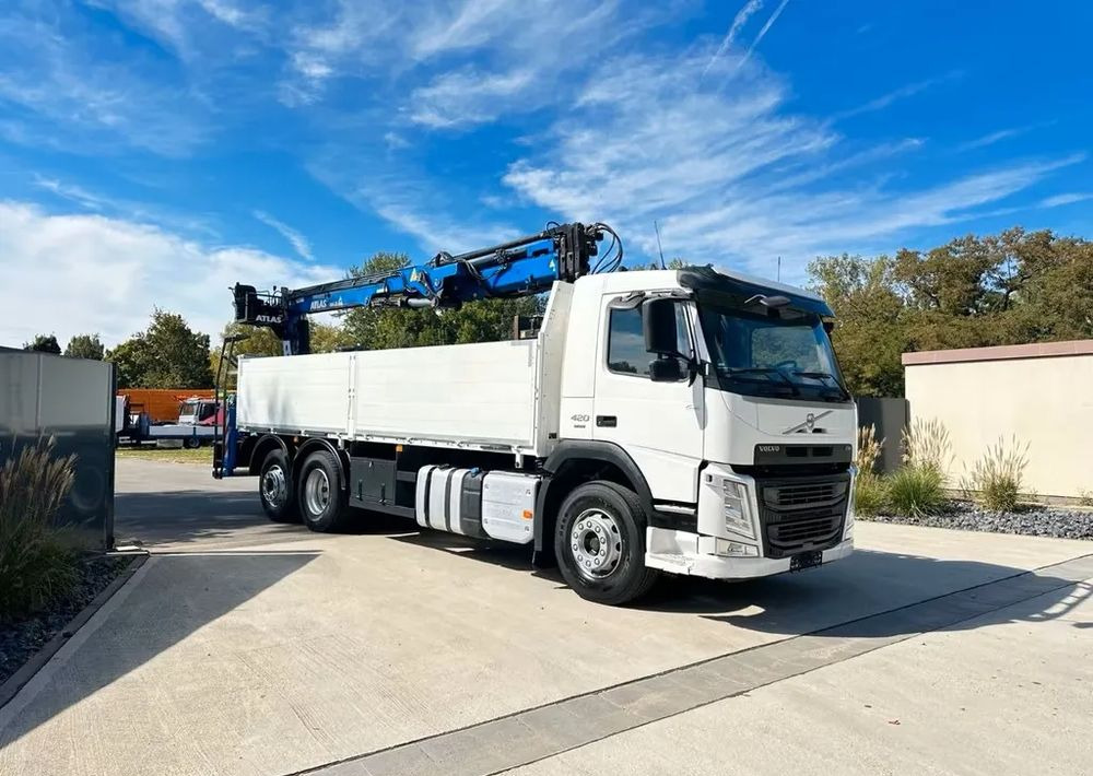 Volvo FM420 6x2 | HDS Atlas AK 186-3 z przestrzenią ładunkową | Euro6 |238 000 km - Xe tải thùng lửng/ Phẳng, Xe cẩu tự hành: hình 1 Volvo FM420 6x2 | HDS Atlas AK 186-3 z przestrzenią ładunkową | Euro6 |238 000 km - Xe tải thùng lửng/ Phẳng, Xe cẩu tự hành: hình 1