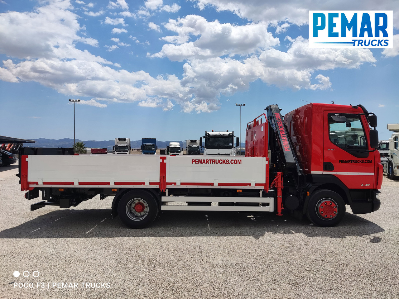 DAF LF 210 GRUA CAJA FIJA - Xe tải thùng lửng/ Phẳng, Xe cẩu tự hành: hình 5 DAF LF 210 GRUA CAJA FIJA - Xe tải thùng lửng/ Phẳng, Xe cẩu tự hành: hình 5