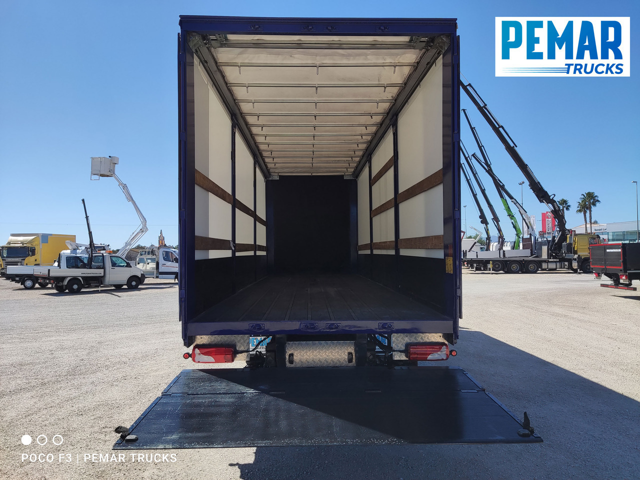 Xe tải thùng mui bạt MERCEDES-BENZ ACTROS 1836 SEMITAUTLINER 18T: hình 11