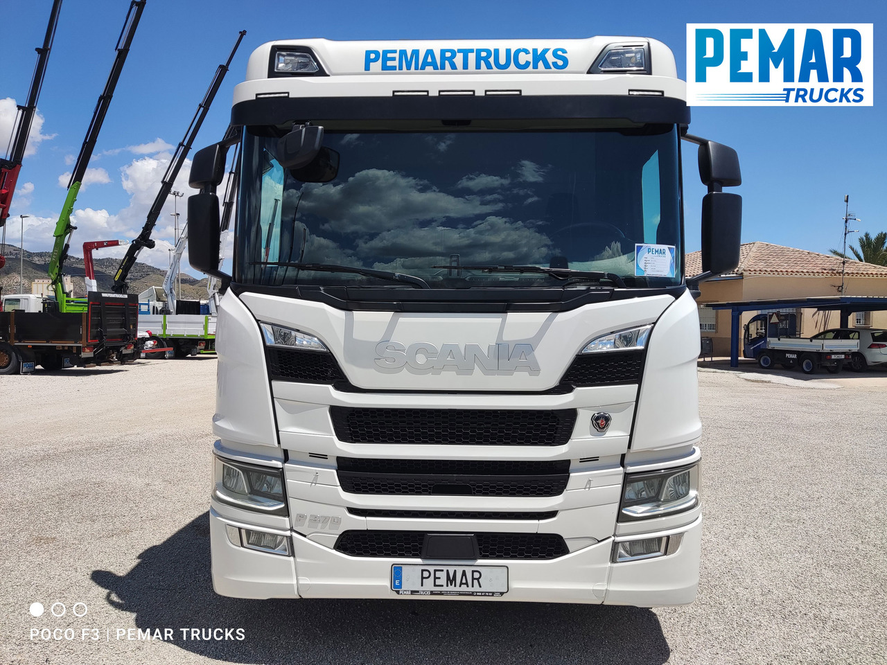 SCANIA P 370 4X2 GRUA CAJA FIJA - Xe tải thùng lửng/ Phẳng, Xe cẩu tự hành: hình 3 SCANIA P 370 4X2 GRUA CAJA FIJA - Xe tải thùng lửng/ Phẳng, Xe cẩu tự hành: hình 3