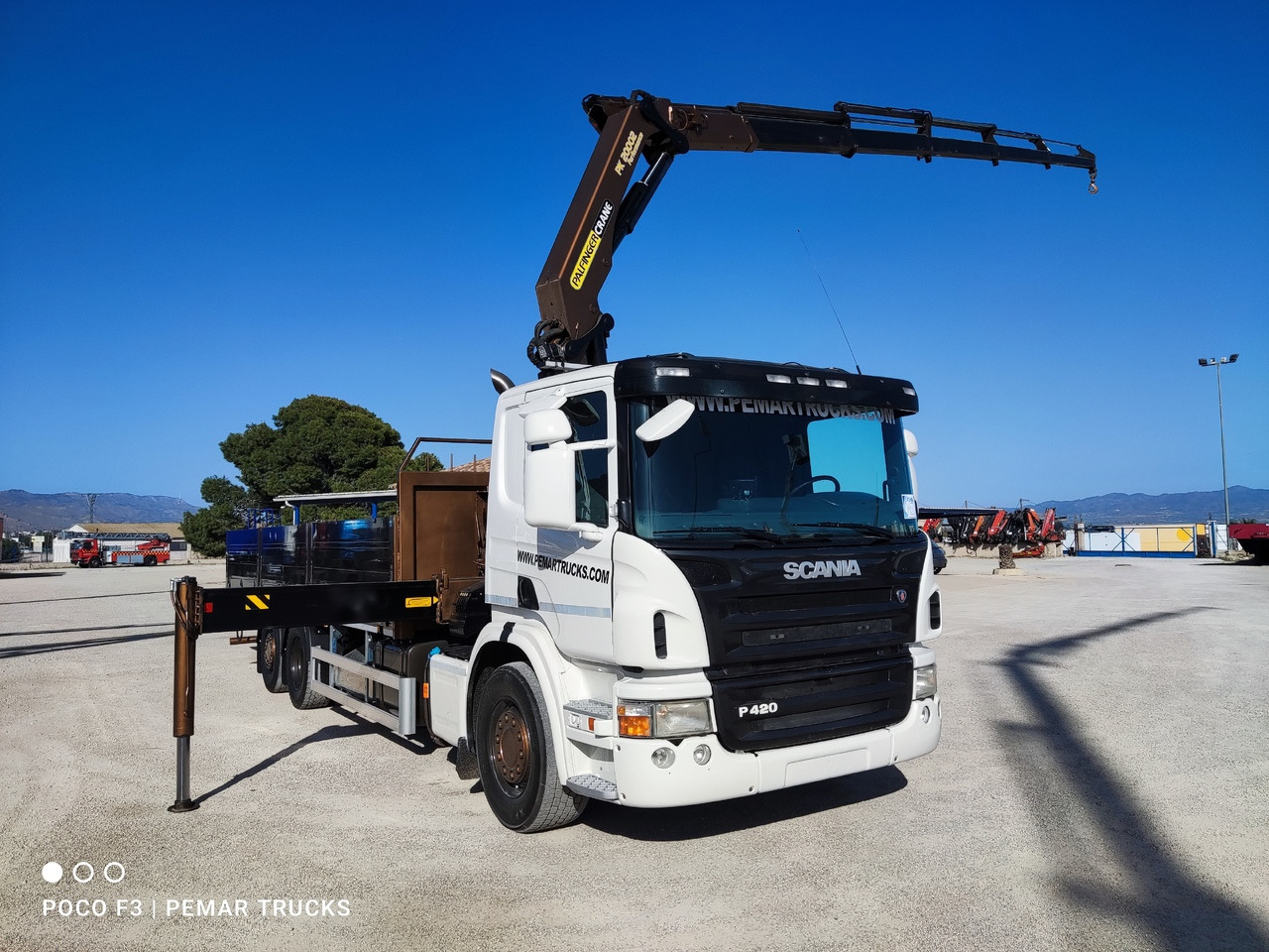 Xe chở container/ Xe tải hoán đổi thân, Xe cẩu tự hành SCANIA P 420 6X2 GRUA CAJA FIJA: hình 9 Xe chở container/ Xe tải hoán đổi thân, Xe cẩu tự hành SCANIA P 420 6X2 GRUA CAJA FIJA: hình 9