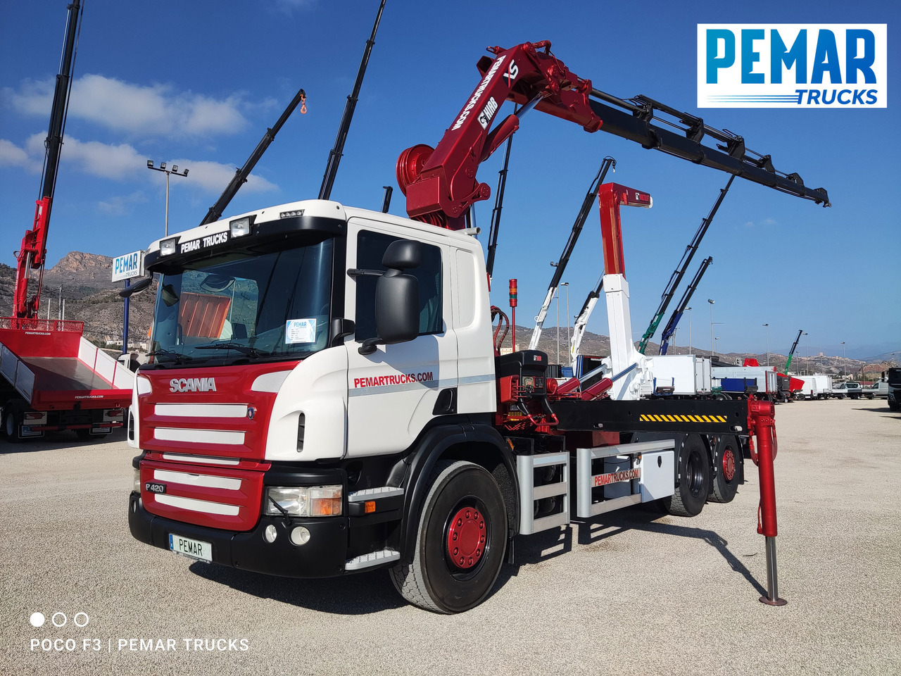 SCANIA P 420 GRUA GANCHO MULTILIFT 6X2 - Xe cẩu tự hành: hình 1 SCANIA P 420 GRUA GANCHO MULTILIFT 6X2 - Xe cẩu tự hành: hình 1