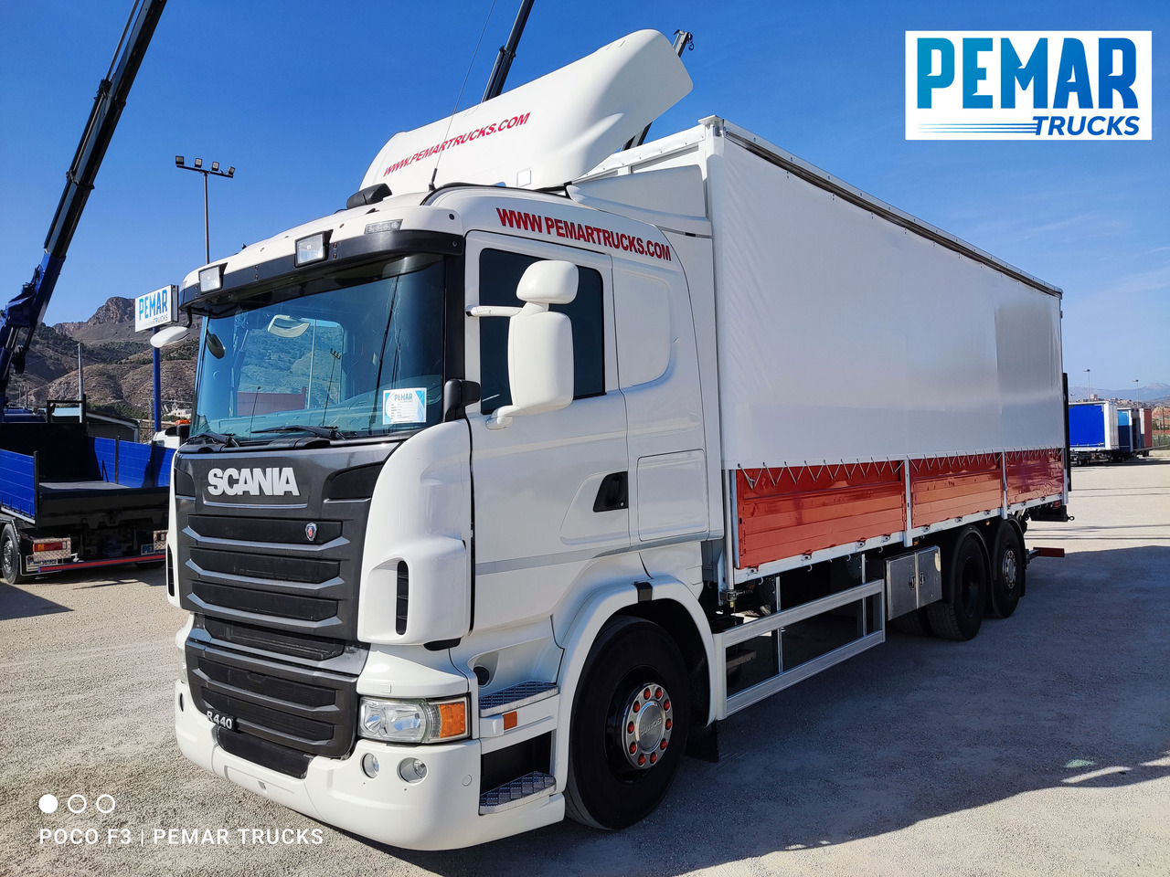 SCANIA R 440 6X2 SEMITAUTLINER - Xe tải thùng mui bạt: hình 2 SCANIA R 440 6X2 SEMITAUTLINER - Xe tải thùng mui bạt: hình 2