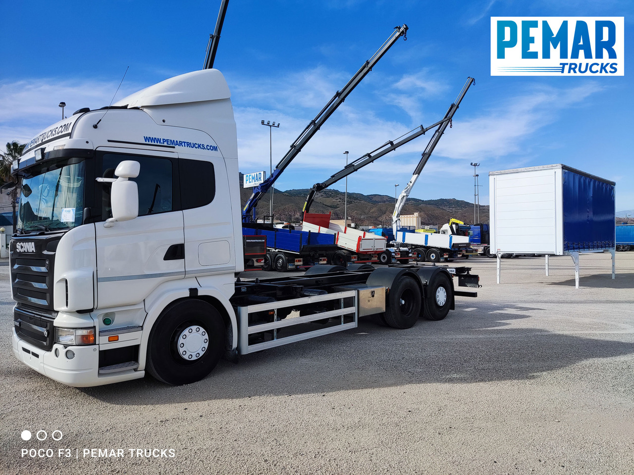 Xe chở container/ Xe tải hoán đổi thân SCANIA R 500 6X2 TAUTLINER CAJA INTERCAMBIABLE: hình 39