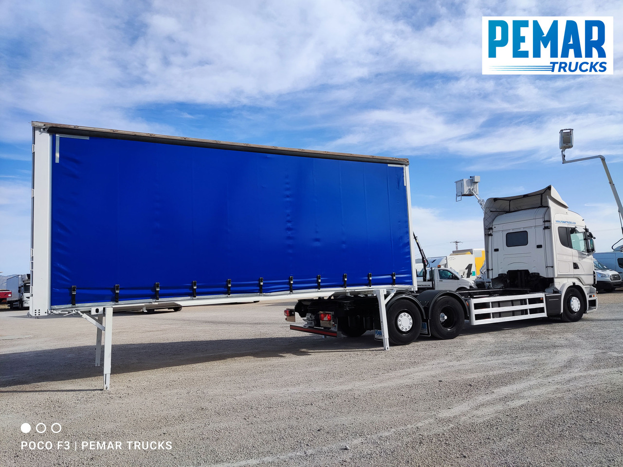 Xe chở container/ Xe tải hoán đổi thân SCANIA R 500 6X2 TAUTLINER CAJA INTERCAMBIABLE: hình 38