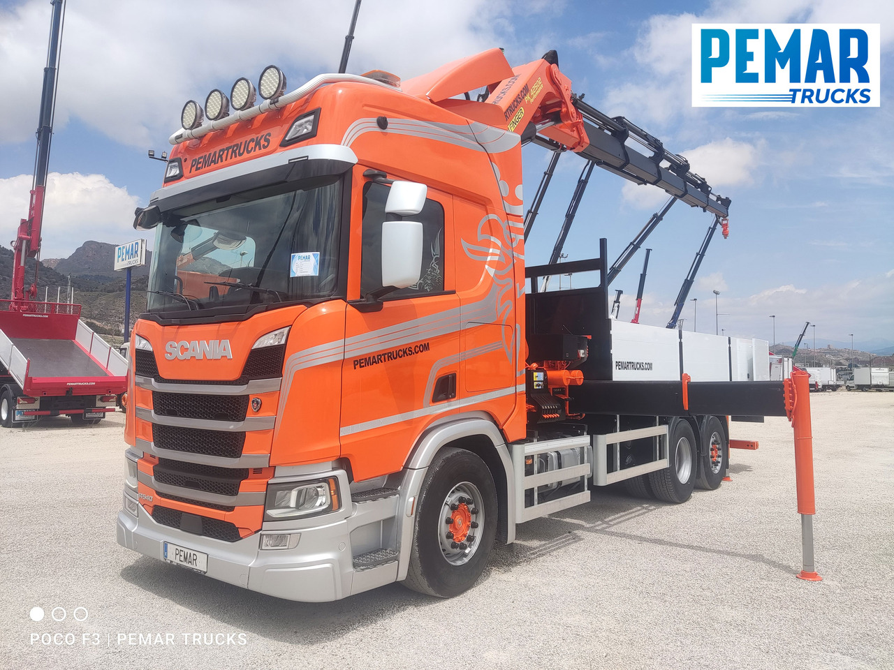 SCANIA R 540 6X2 GRUA CAJA FIJA - Xe tải thùng lửng/ Phẳng, Xe cẩu tự hành: hình 1 SCANIA R 540 6X2 GRUA CAJA FIJA - Xe tải thùng lửng/ Phẳng, Xe cẩu tự hành: hình 1