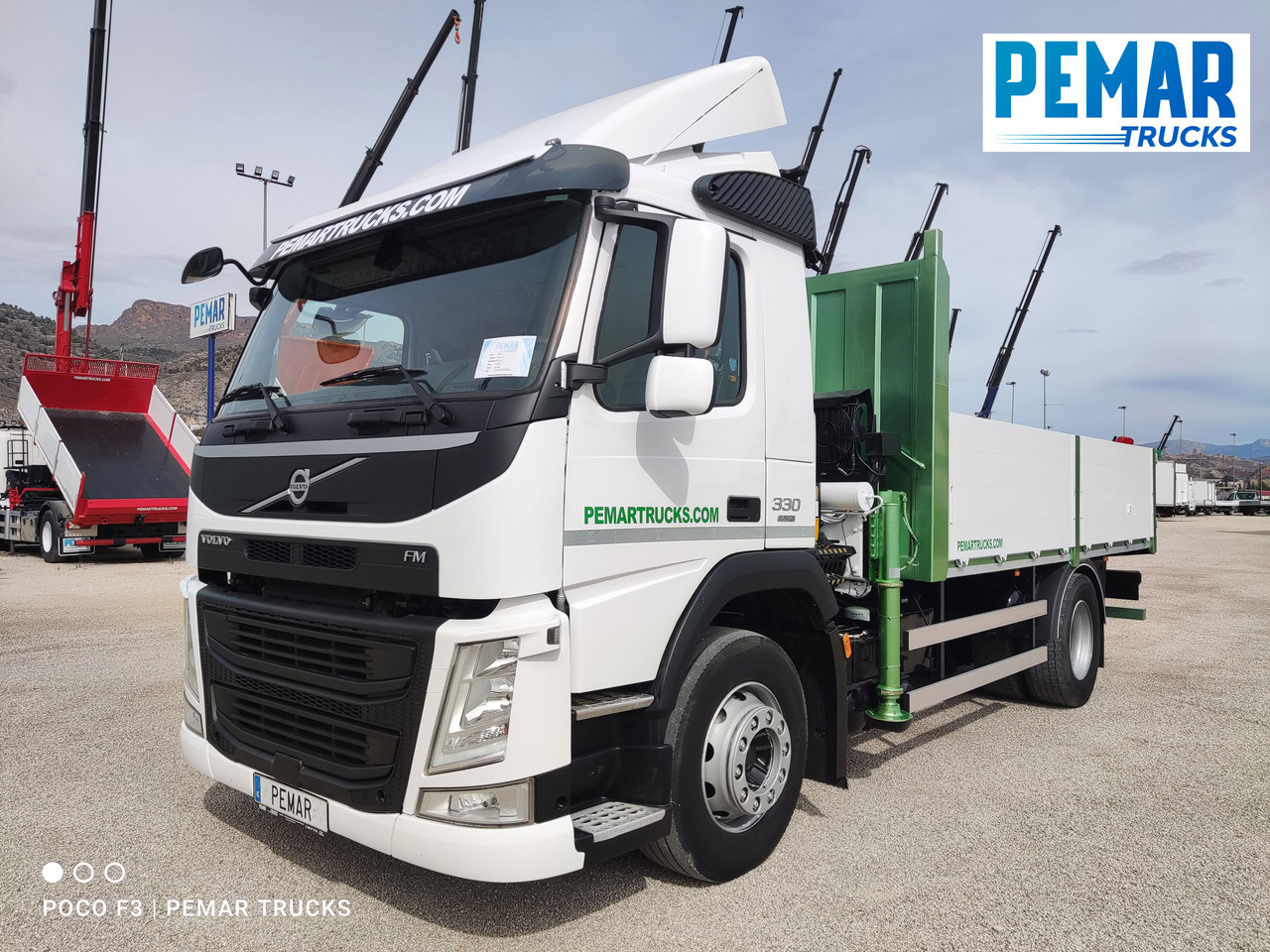 VOLVO FM 330 4X2 GRUA CAJA FIJA - Xe tải thùng lửng/ Phẳng, Xe cẩu tự hành: hình 2 VOLVO FM 330 4X2 GRUA CAJA FIJA - Xe tải thùng lửng/ Phẳng, Xe cẩu tự hành: hình 2
