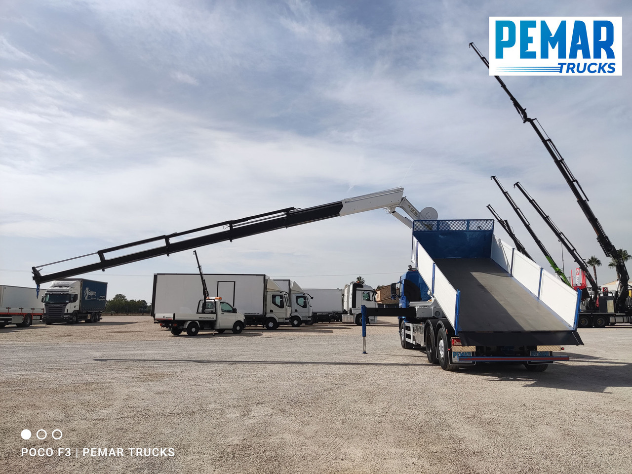 Xe ben, Xe cẩu tự hành VOLVO FM 400 6X2 GRUA PALFINGER PK 23002 BASCULANTE: hình 29