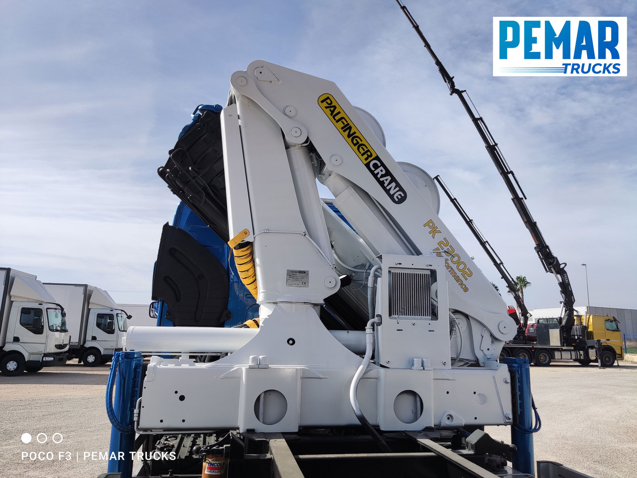 Xe ben, Xe cẩu tự hành VOLVO FM 400 6X2 GRUA PALFINGER PK 23002 BASCULANTE: hình 19