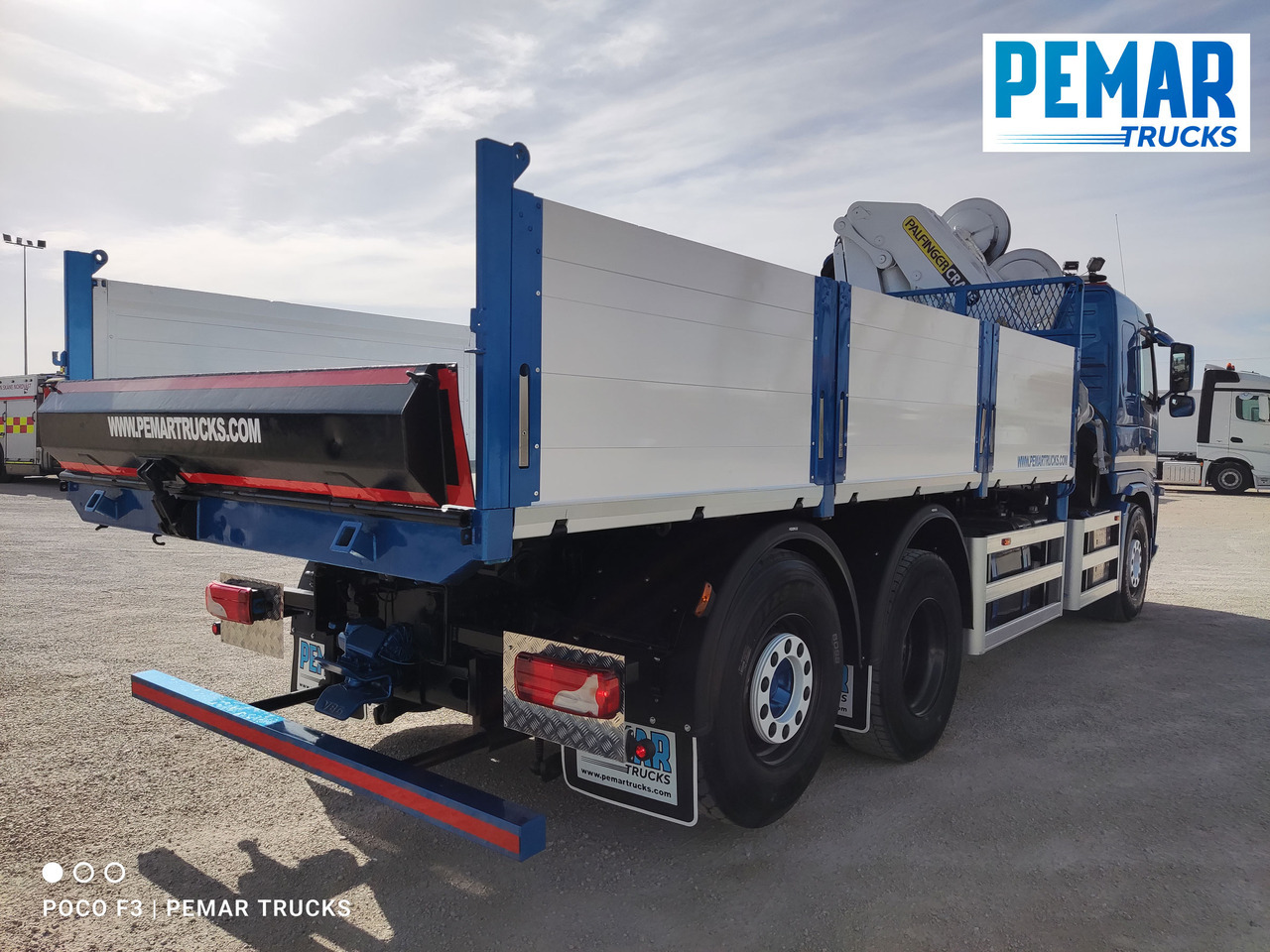 Xe ben, Xe cẩu tự hành VOLVO FM 400 6X2 GRUA PALFINGER PK 23002 BASCULANTE: hình 6