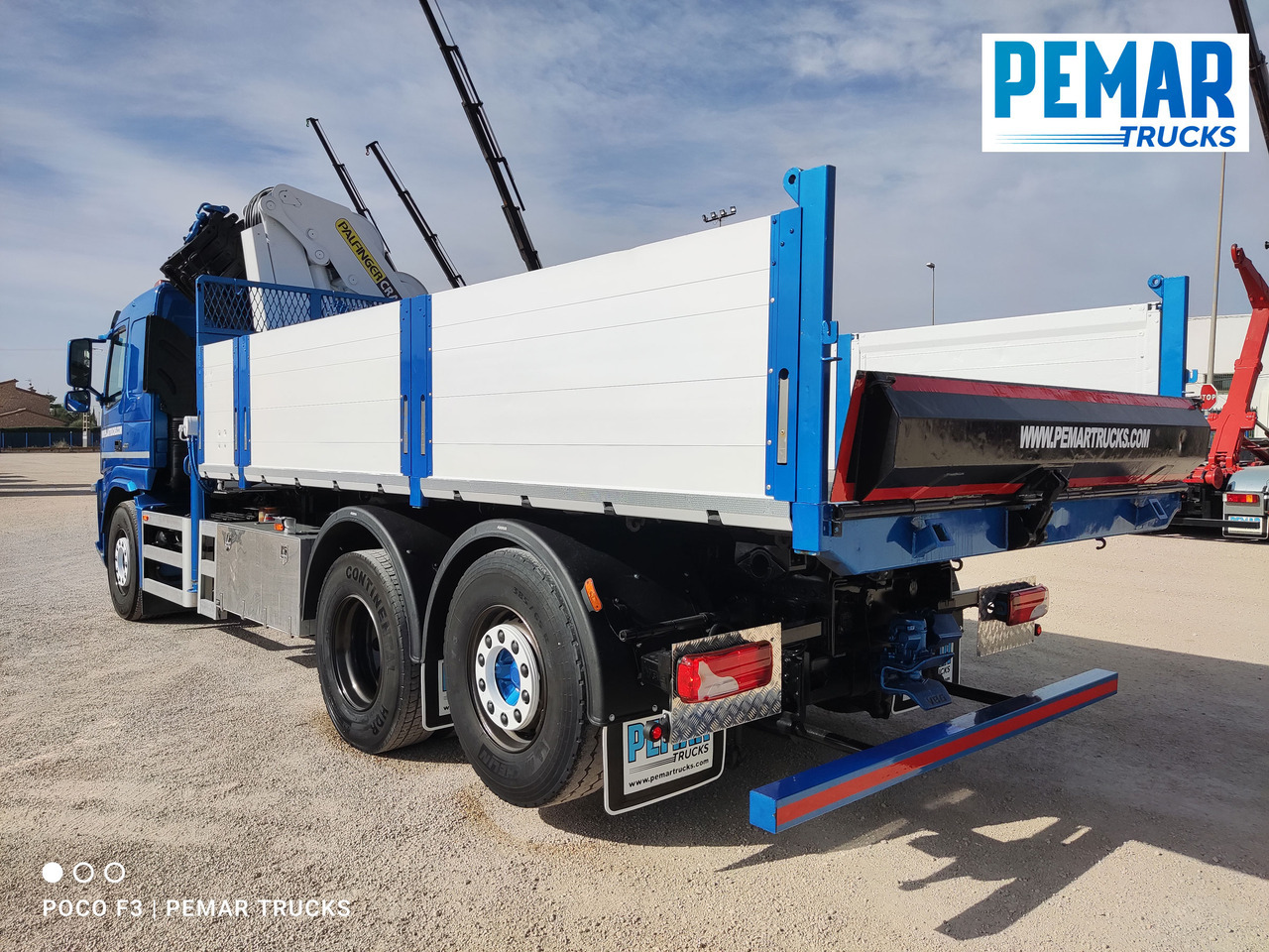 Xe ben, Xe cẩu tự hành VOLVO FM 400 6X2 GRUA PALFINGER PK 23002 BASCULANTE: hình 8