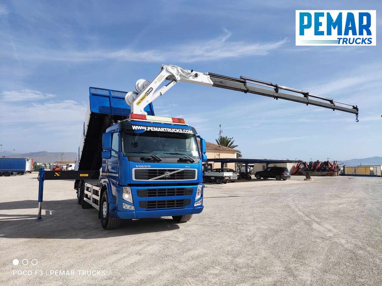 Xe ben, Xe cẩu tự hành VOLVO FM 400 6X2 GRUA PALFINGER PK 23002 BASCULANTE: hình 26