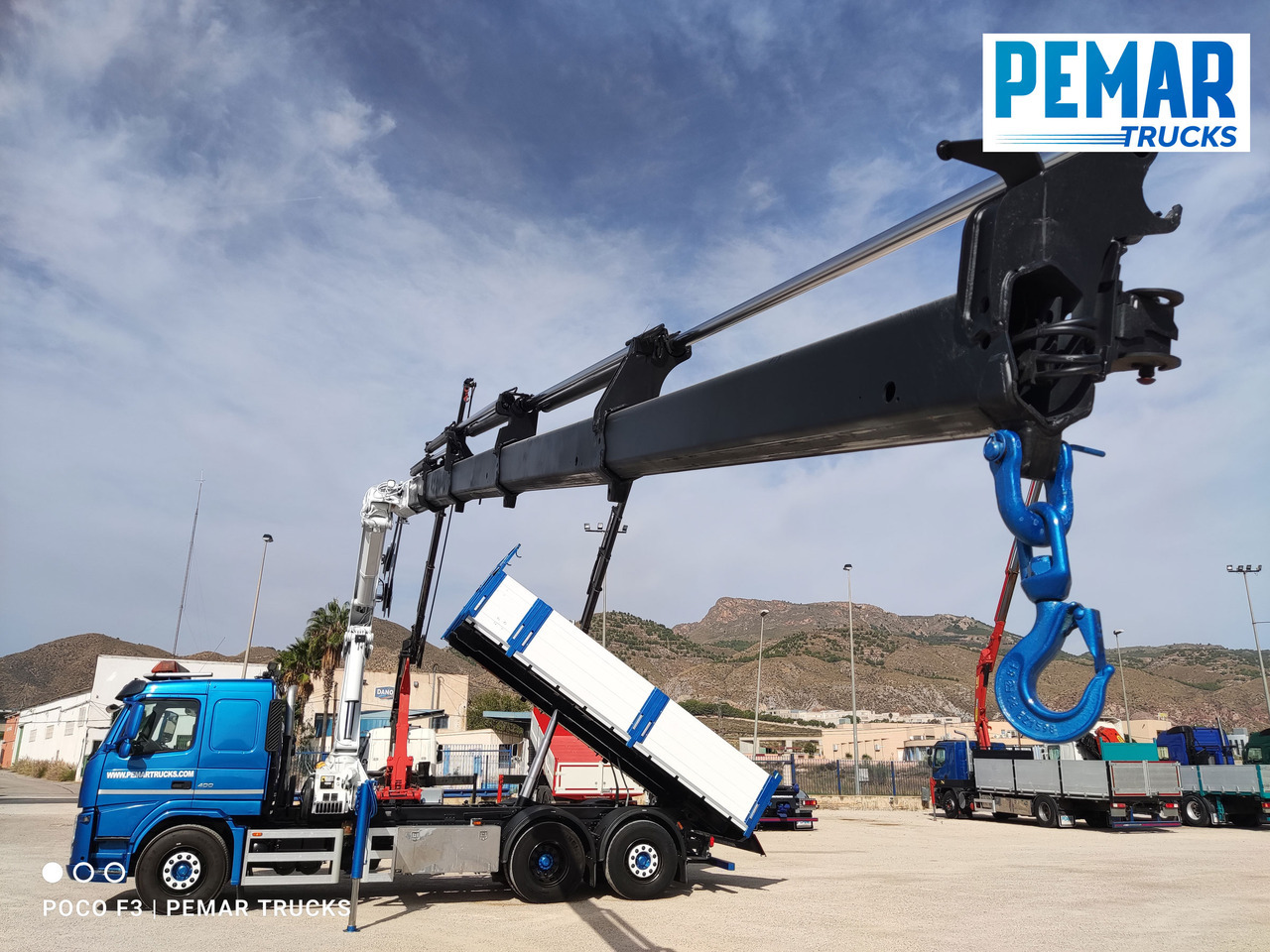 Xe ben, Xe cẩu tự hành VOLVO FM 400 6X2 GRUA PALFINGER PK 23002 BASCULANTE: hình 27